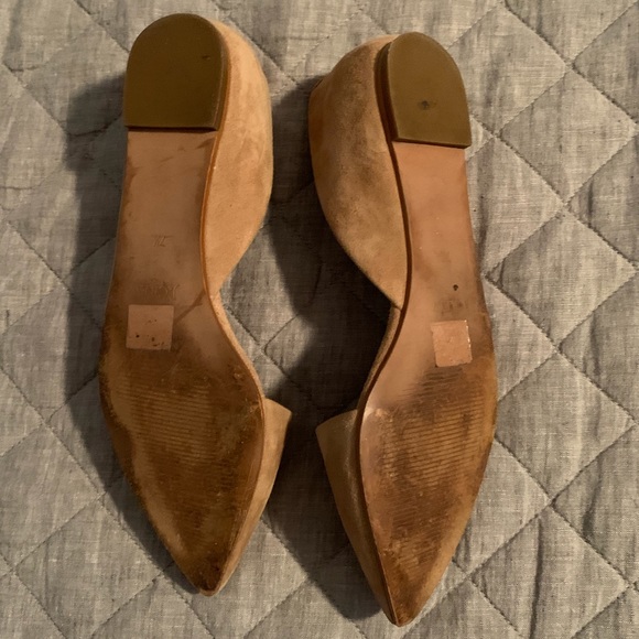 J.Crew Zoe Suede D’Orsay Flats in tan (size 7.5) - Picture 8 of 8